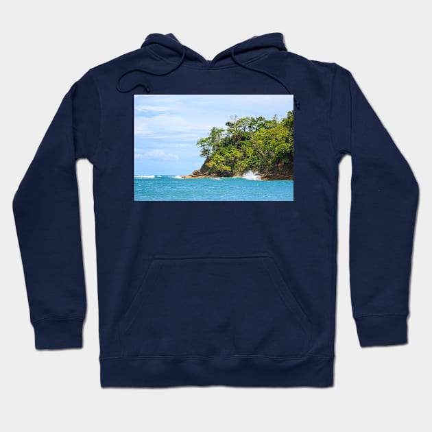 Paradise island Hoodie by Juhku